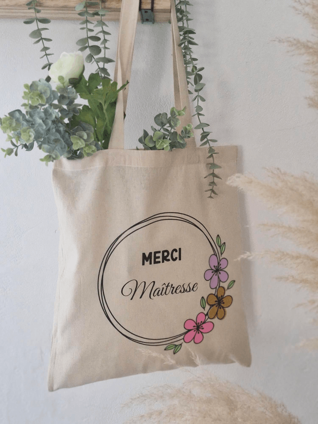 TOTE-BAG "Merci maîtresse "