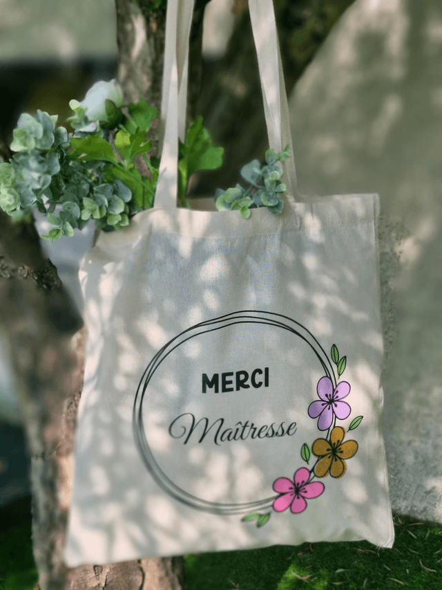TOTE-BAG "Merci maîtresse "