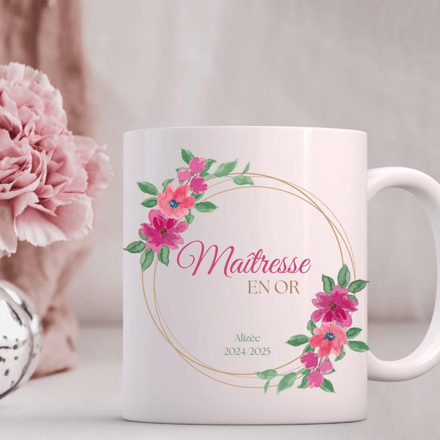MUG &quot;Maîtresse en or&quot;